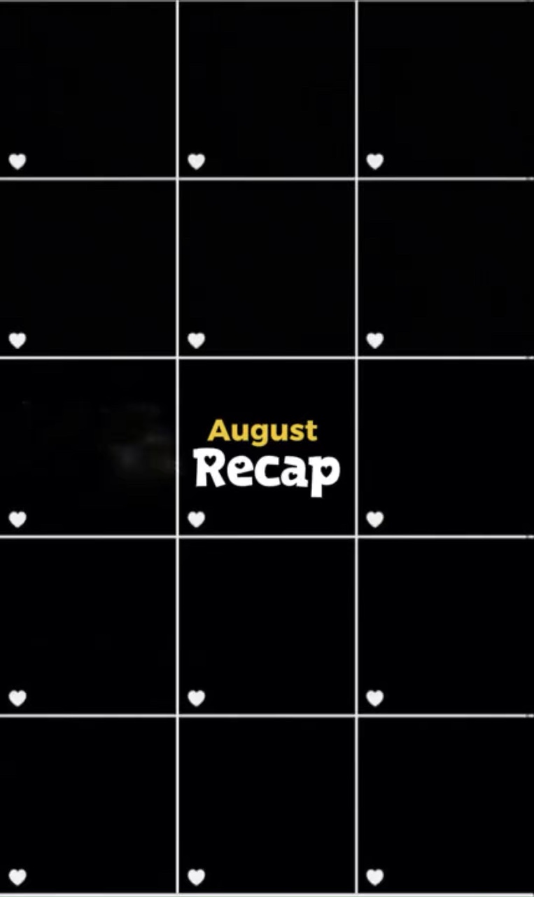 August recap