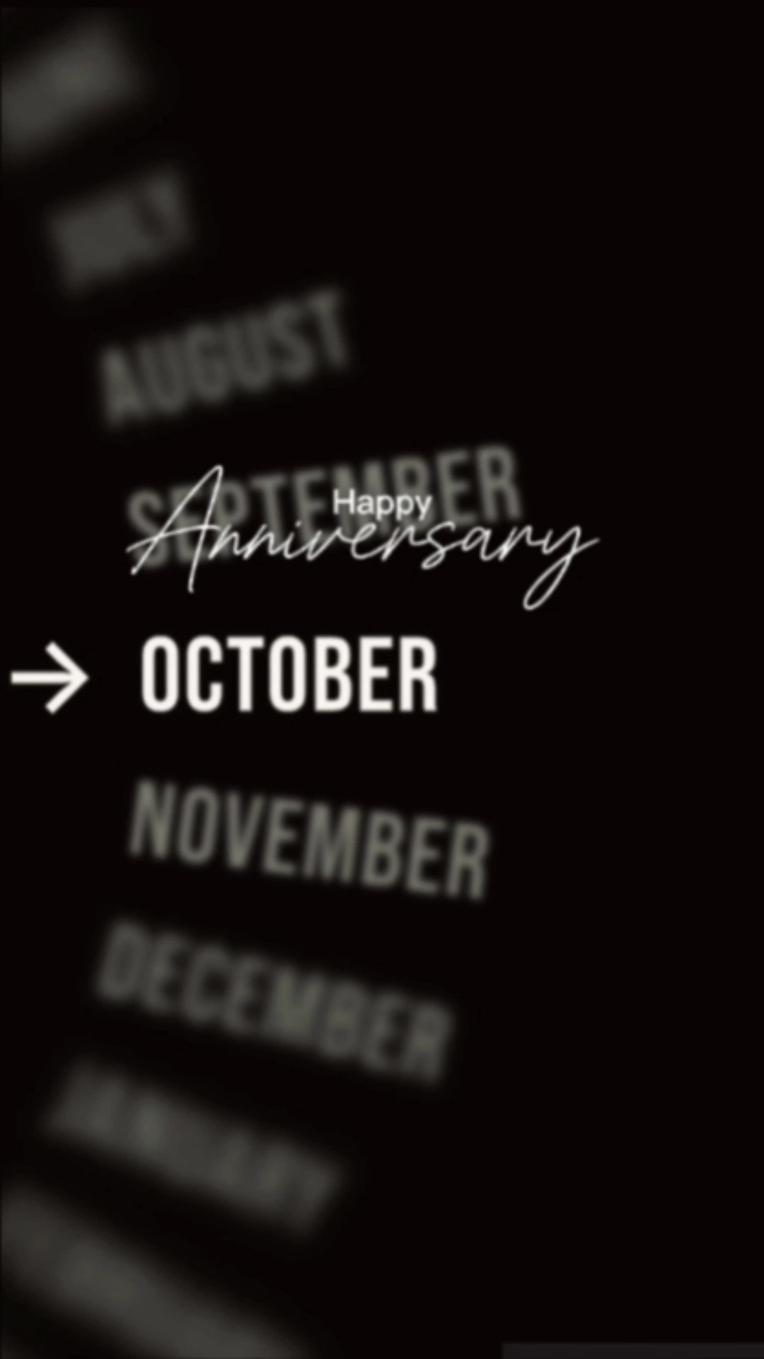 Anniversary october 