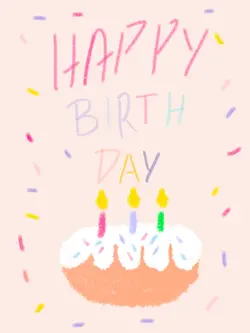 Para un cumple.💗✨