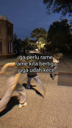 ga perlu rame rame 