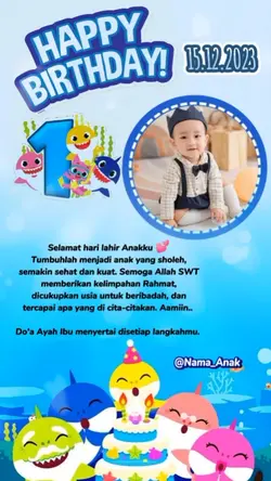 ULTAH ANAK 1th