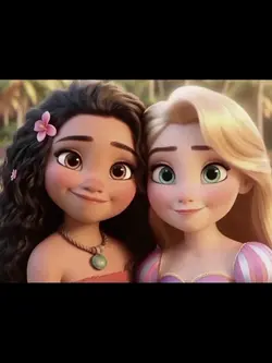 moana and rapunzel