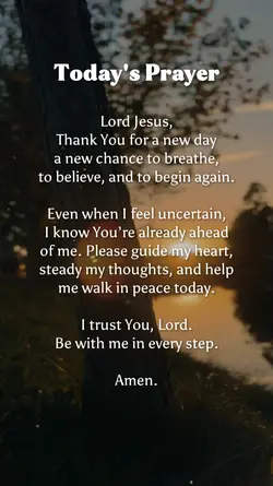 Begin Again Prayer