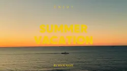 summer vacation