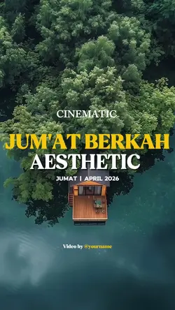 jumat berkah estetic