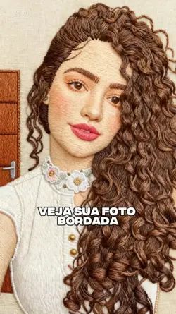 Sua Foto bordada 