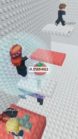 새벽에 몰래 로블하기><