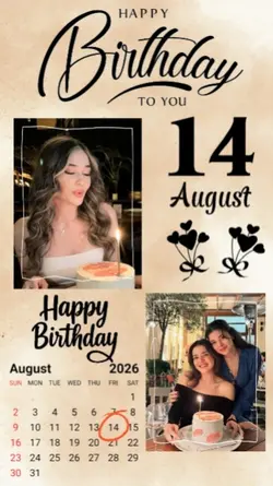 Birthday 14 August