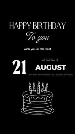 hbd 21 august