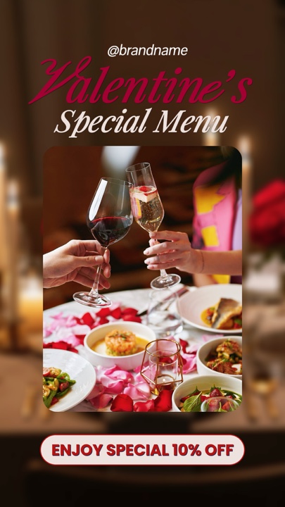 Menú de San Valentín