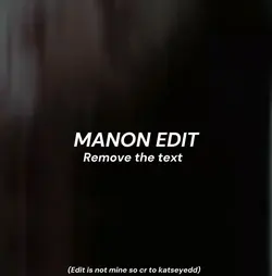 MANON EDIT