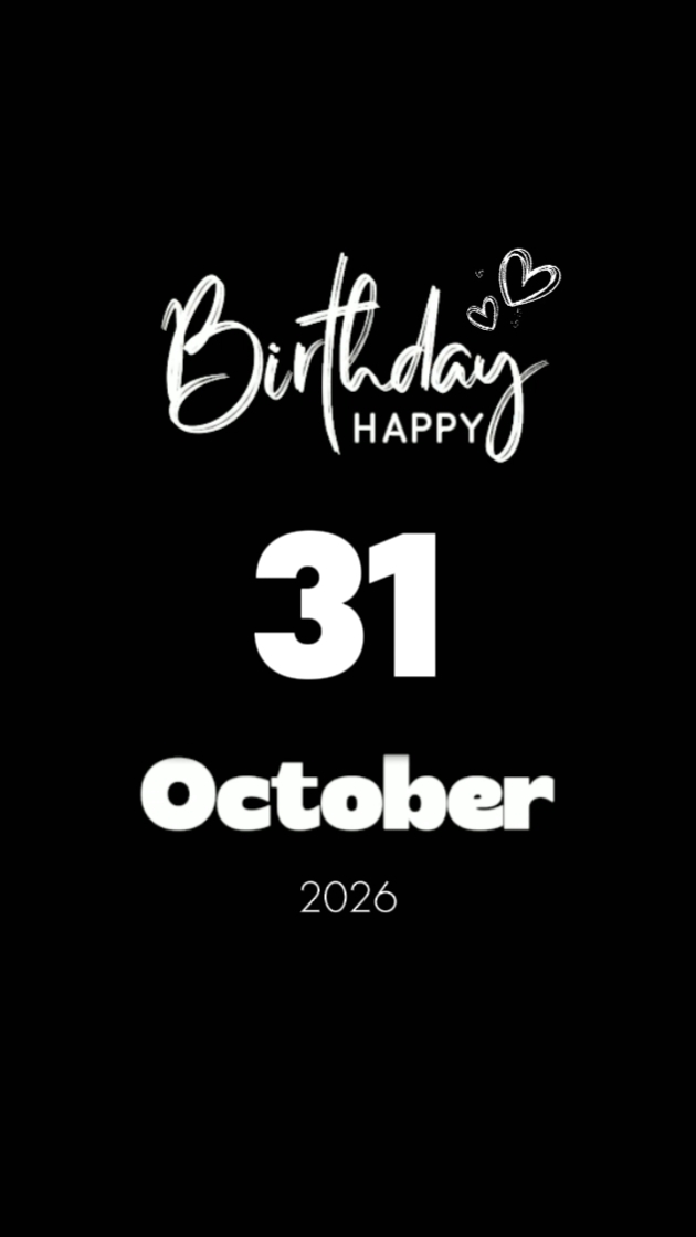 HBD 31 October 