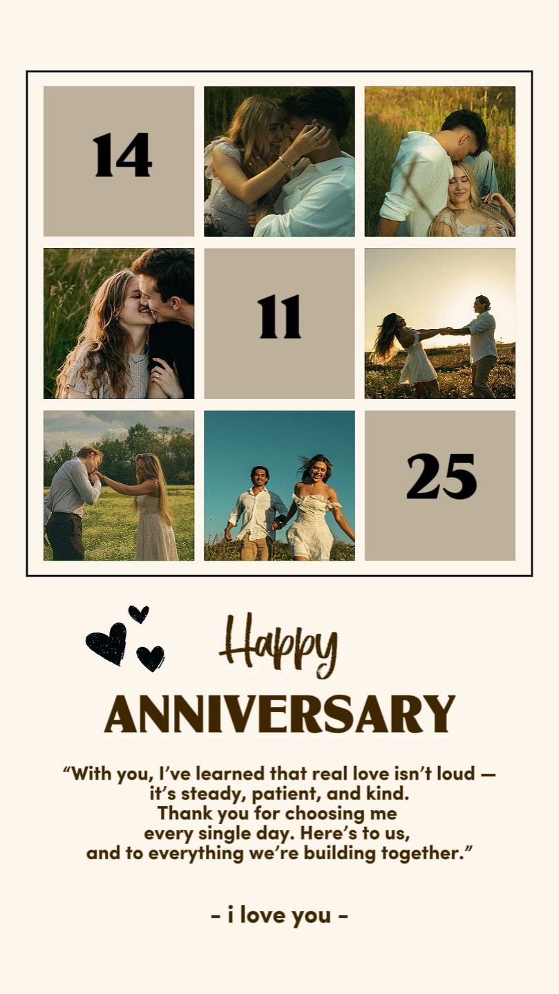 Plantilla de aniversario