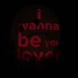 i wanna be you lover