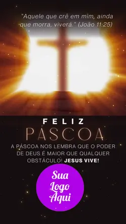 Feliz Páscoa loja 