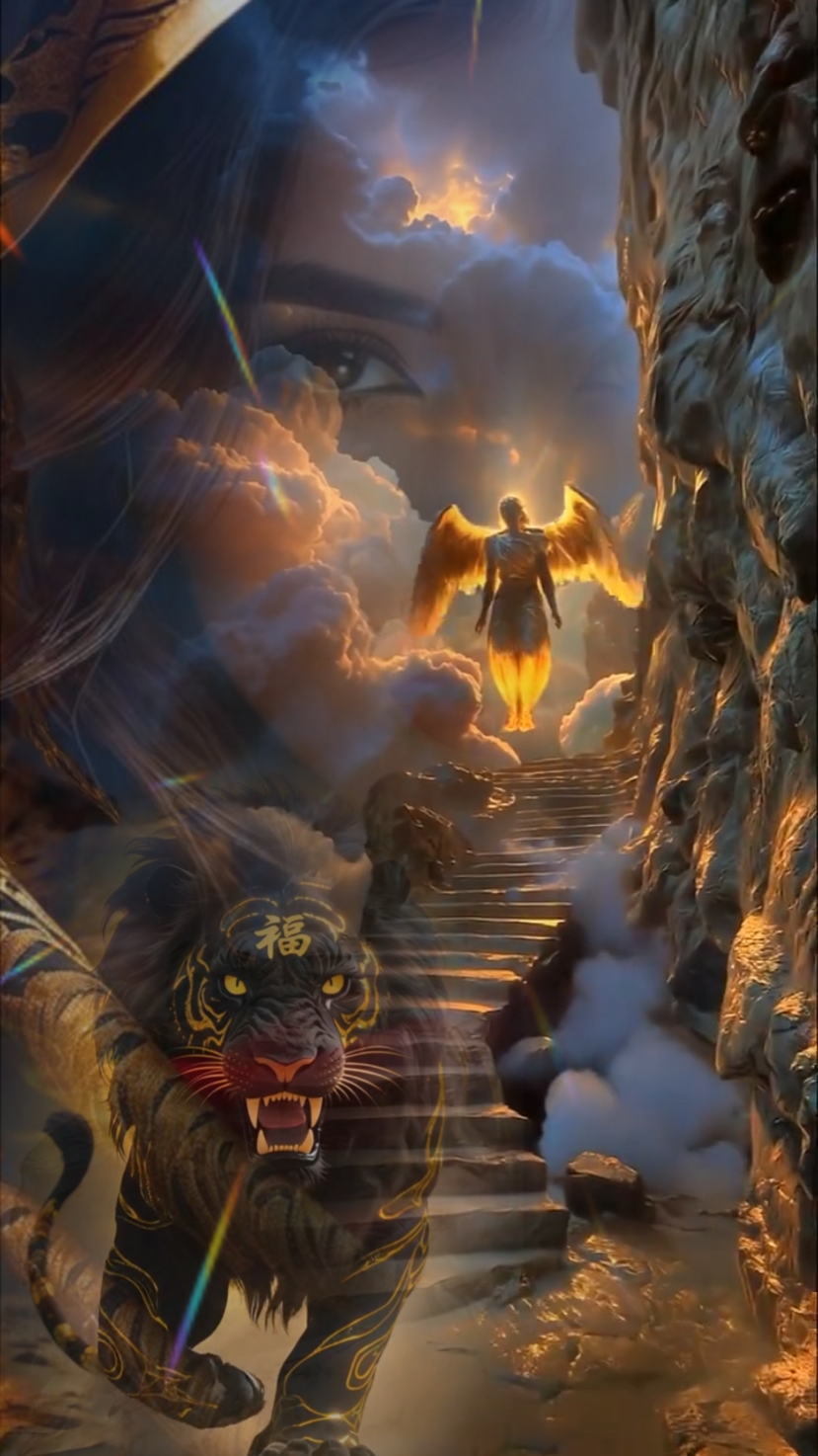 Angel & Lion 