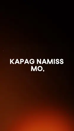 kapag namiss mo