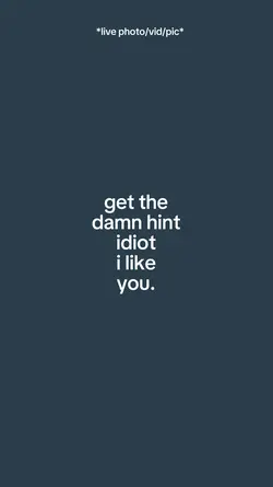 Idiot i like you