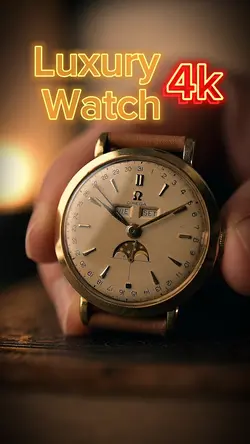 Luxury watch 4k