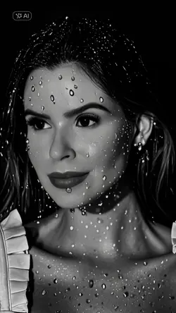 Gotas de água n rost