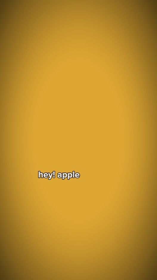 ¡Oye! manzana