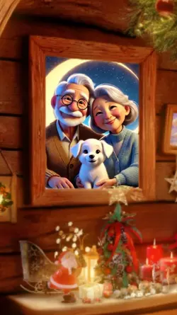 ツリーの家に写真を飾ろう