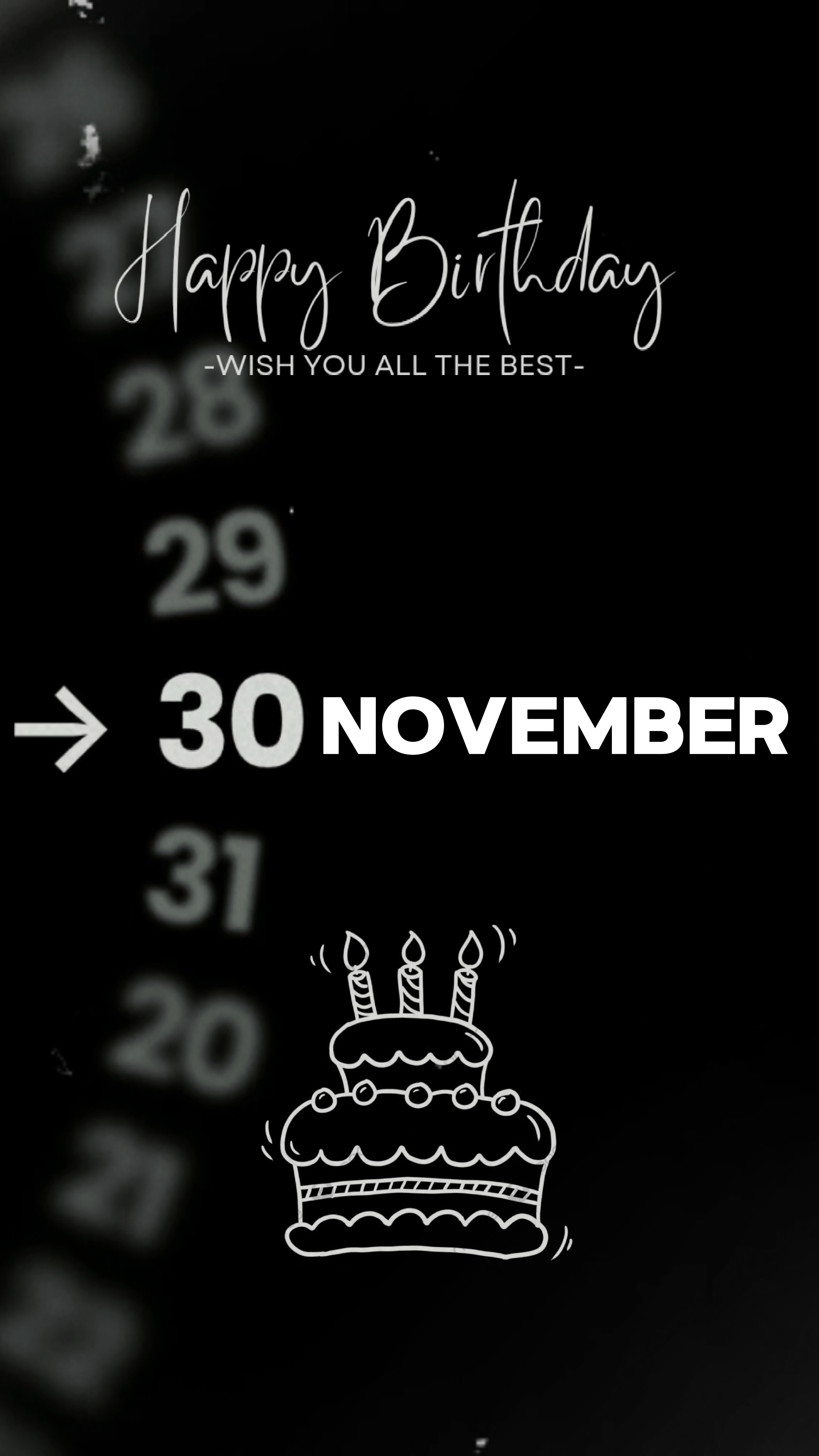 Hbd 30 novembre