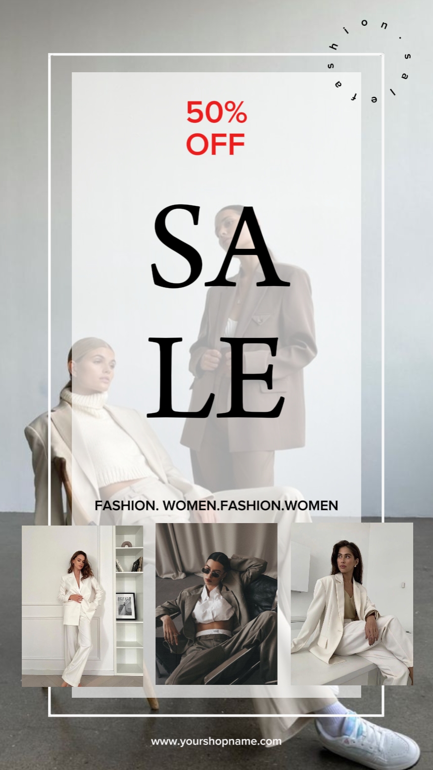 sale 50% 