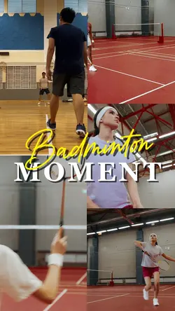 Badminton Moment