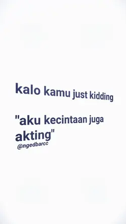 kalo kamu just 
