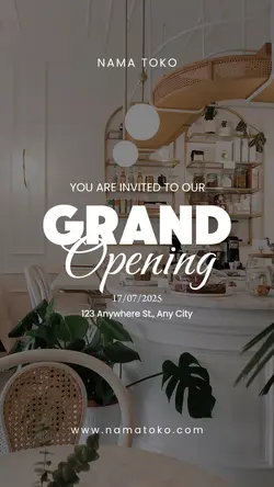 story: grand opening