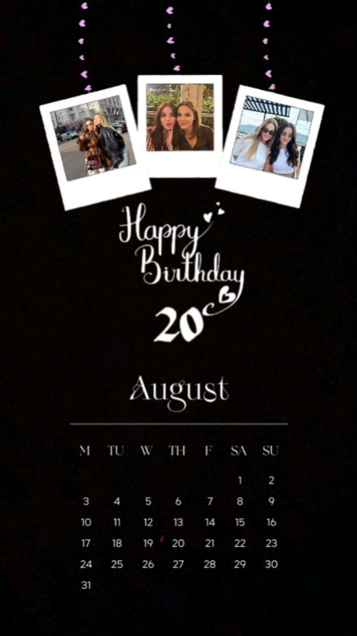 HBD 20 AUGUST