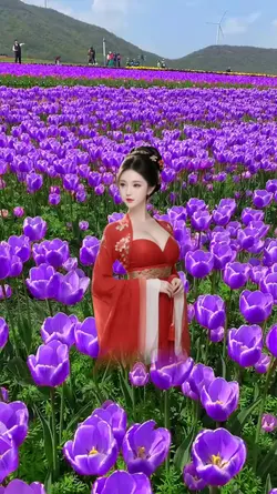 Cánh đồng hoa tím
