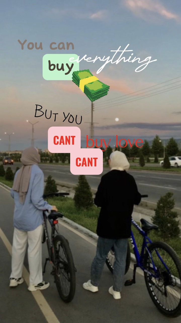 You can’t buy love🖤
