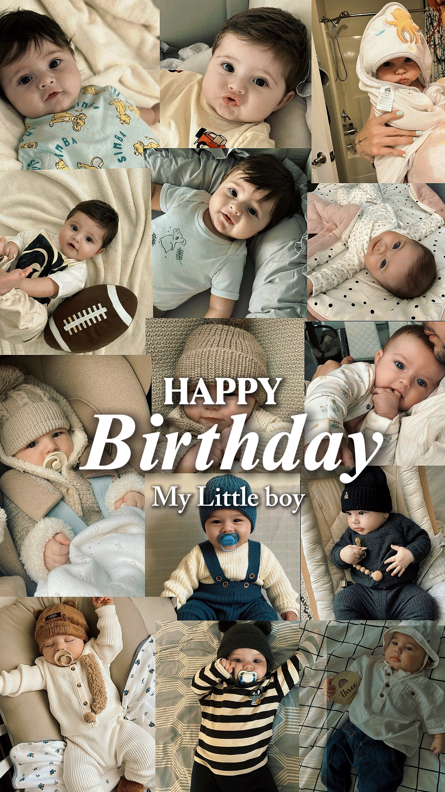 Feliz cumpleaños mi pequeño