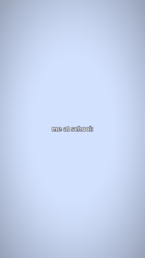 Eu na escola vs em casa