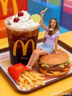 McD dirty sodas box 