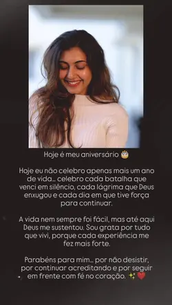 parabéns pra mim