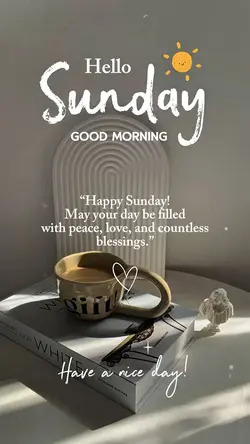 Hello Sunday 🌞