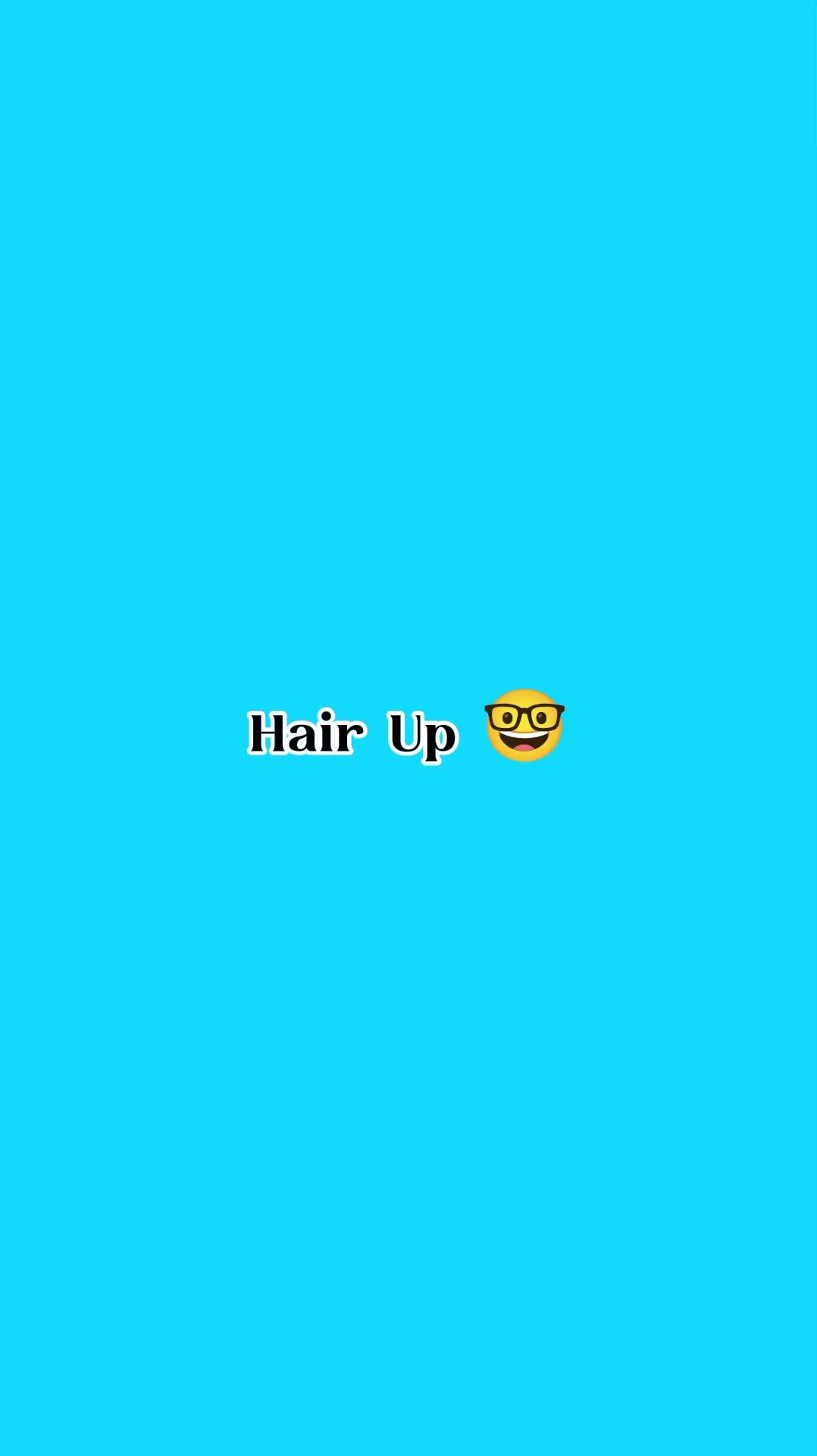hair up 
