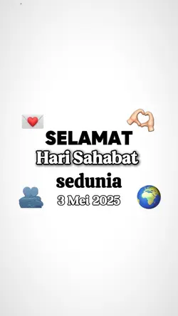 hari sahabat sedunia