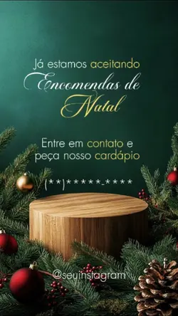 encomenda de natal