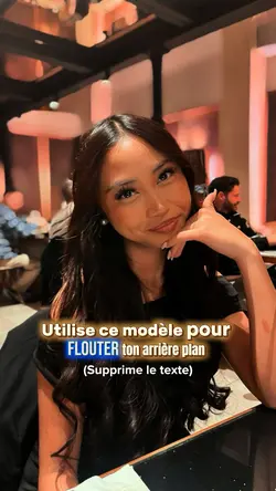Flou arrière plan