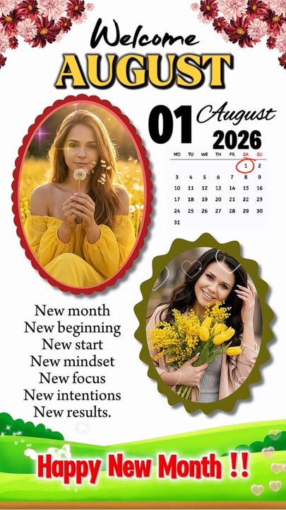 Welcome August 2026