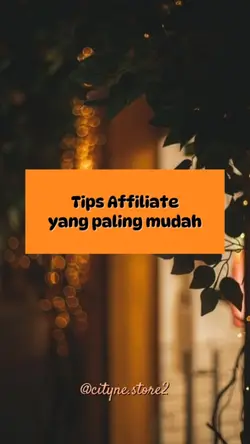 Tips Affiliate #1