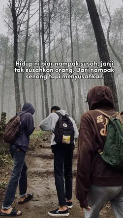 Hidup ni biar nampak