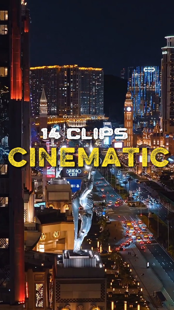 14 clips cinematic 