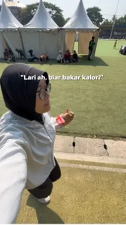 Jogging Tapi makan