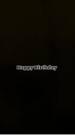 Happy birthday 