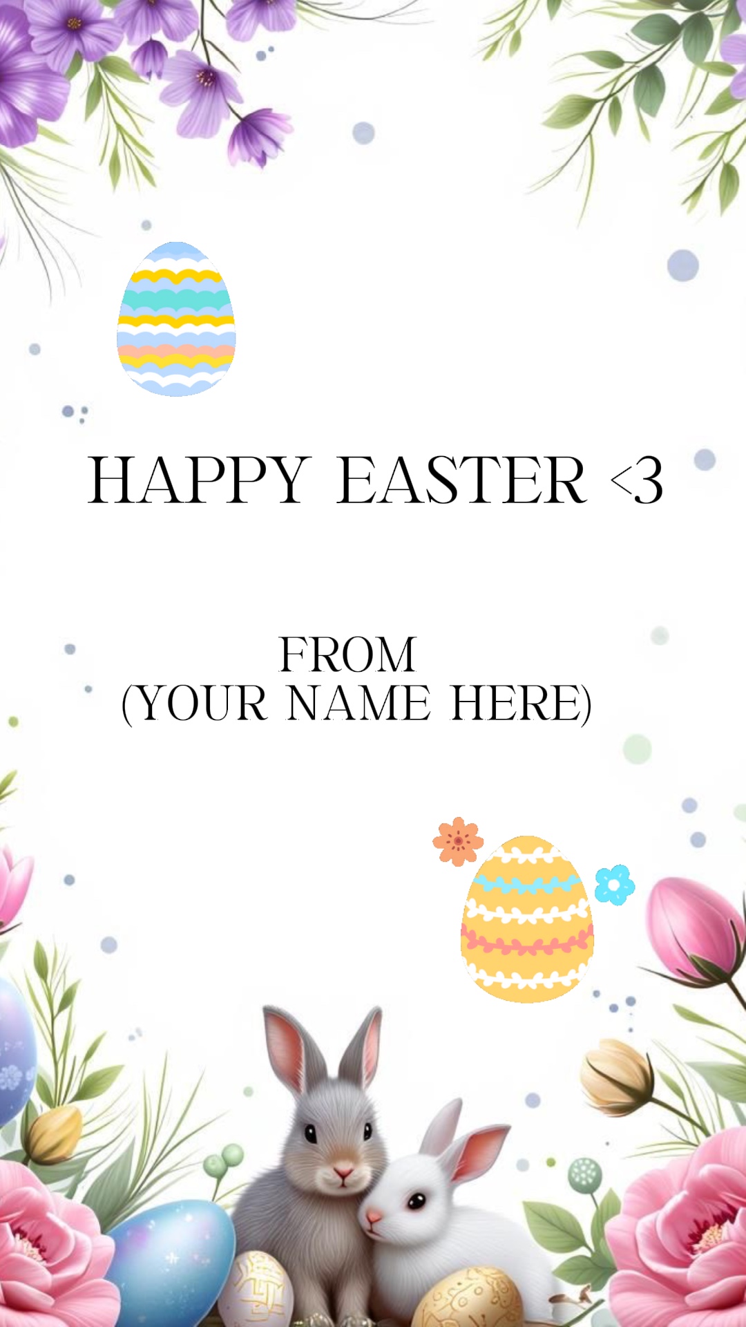 Feliz Pascua Tarjeta 🐣